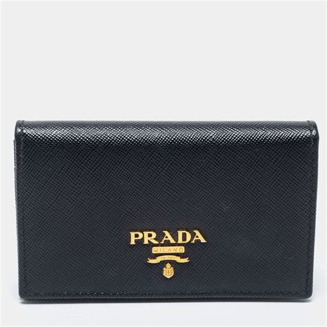 prada card hanger|Women's Card Holders In Leather And Re.